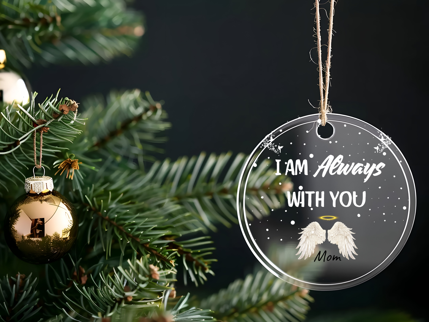 Forever in Our Hearts – A Heavenly Tribute Ornament