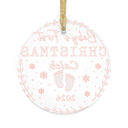 Baby’s First Christmas Personalized – Cherished Acrylic Ornament Keepsake