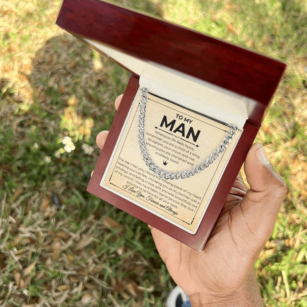 To My Man - Unbreakable Bond Cuban Link Necklace