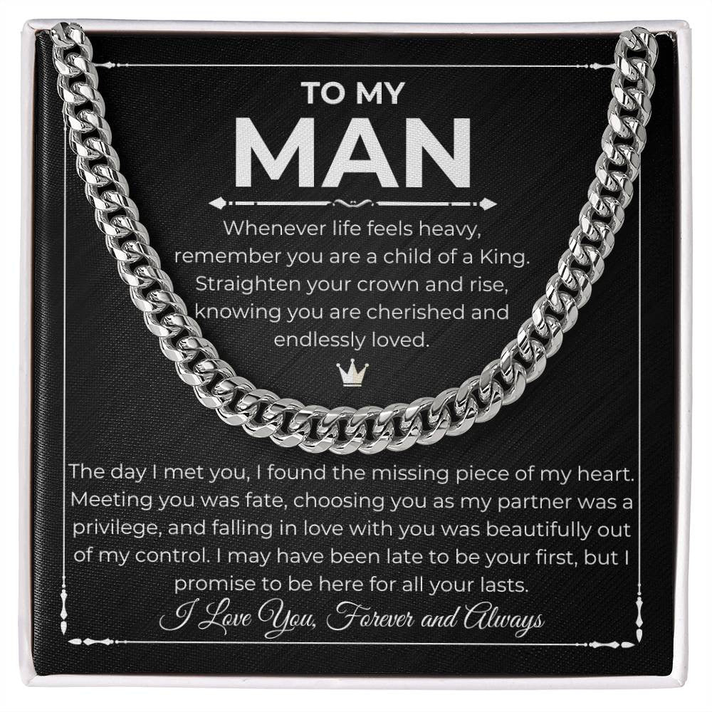To My Man - Unbreakable Bond Cuban Link Necklace