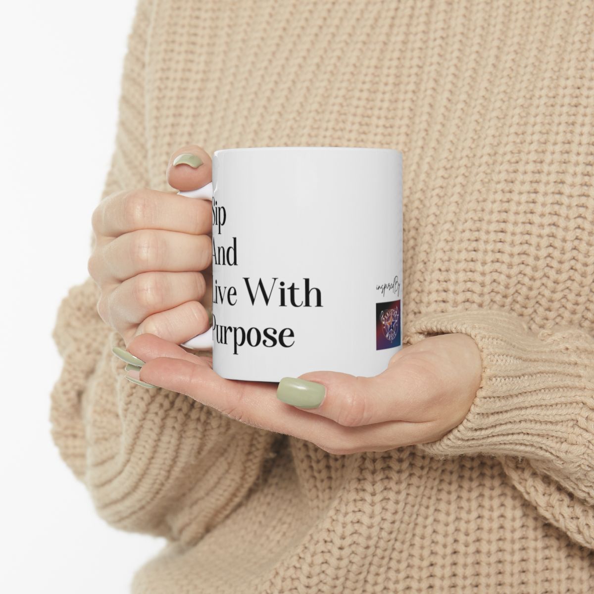 Sip And Live With Purpose Mug