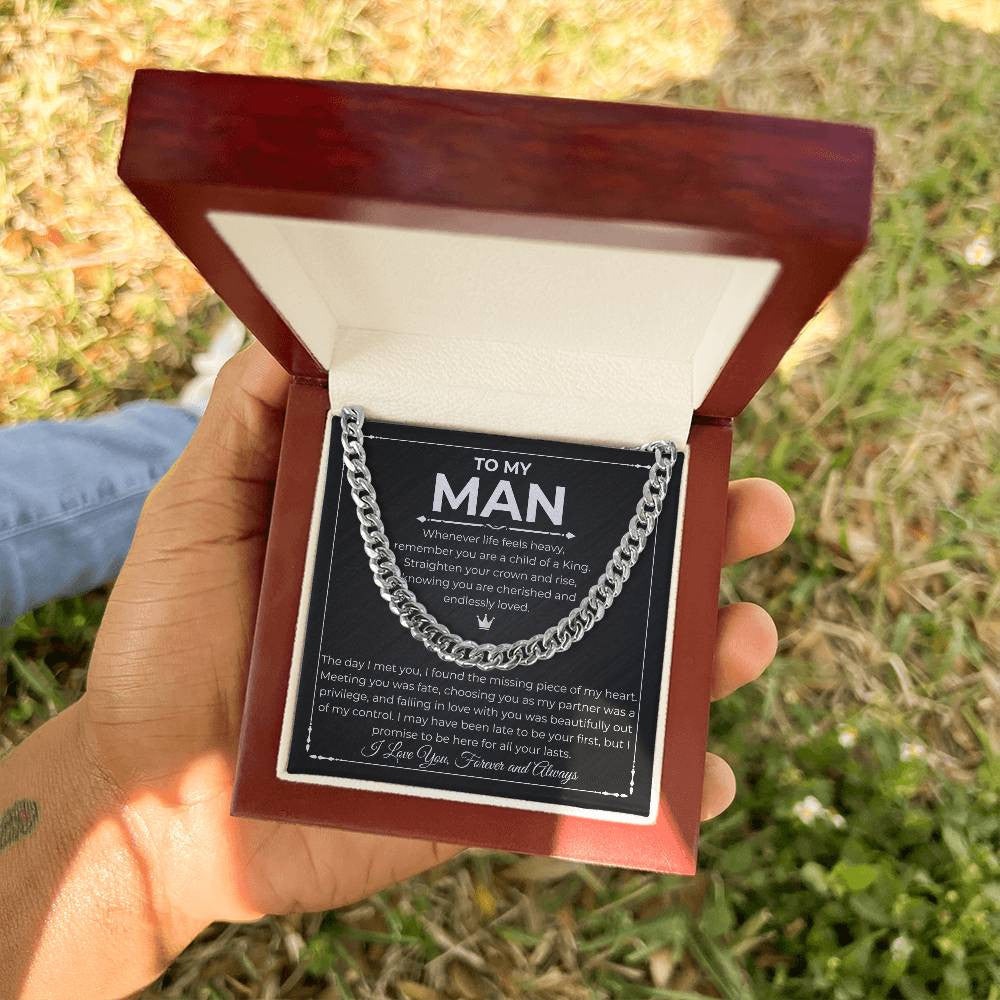 To My Man - Unbreakable Bond Cuban Link Necklace