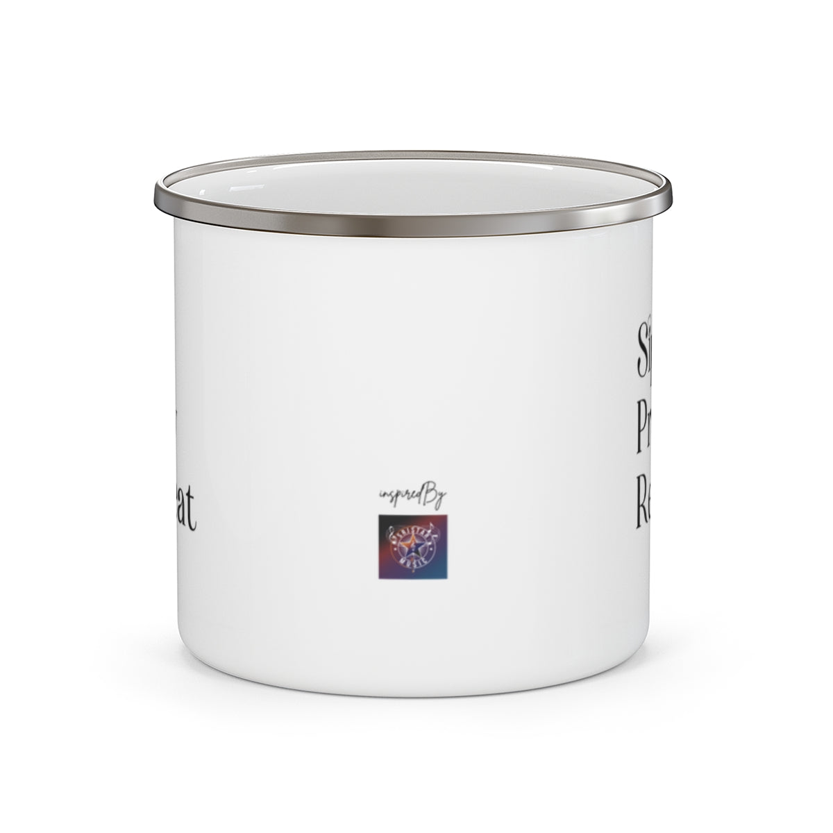 Sip Pray Repeat: Inspirational Ceramic & Camping Mug – Perfect for Every Adventure