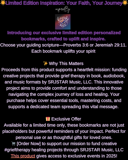 Proverbs 3:6 Bookmark - Personalized 🌟 Limited Edition🌟