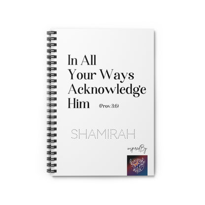 Proverbs 3:6 Prayer Journal - Lined Pages