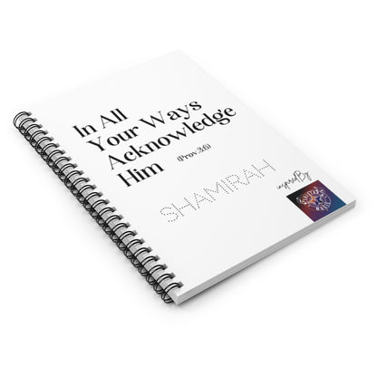 Proverbs 3:6 Prayer Journal - Lined Pages