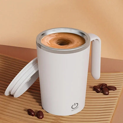Self-Stirring Mug for Perfect Coffee & Tea Blends